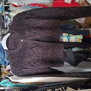 Sz 38 Alaia preowned striped pattern cropped jacket